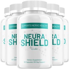 (5 Pack) Neura Shield Capsules – Natural Ingredients Glycogen Support