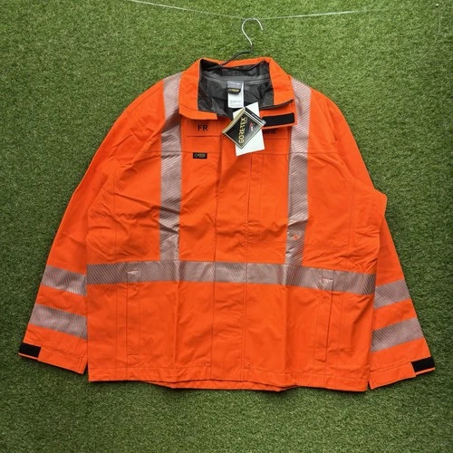 Hi-Viz FR Protective Jacket Mens Large Targo Orange Lineman GORE-TEX PYRAD - product listing photo