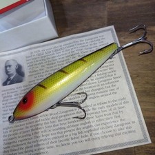 Heddon Zaragossa 100th Anniversary Wood Lure L New/Used with Packaging Damage
