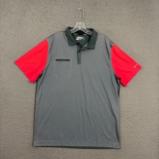 Nike Golf Tour Performance Polo Shirt Mens XL Gray Dri-FIT Activewear Sports Dad
