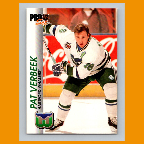 1992 Pro Set Pat Verbeek #58 card