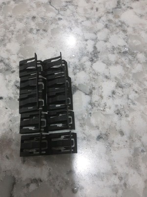 10 OEM Cowl Grille Trim Clips For Ford F150 F250 F350 Lincoln – W714030-S424 (Black)