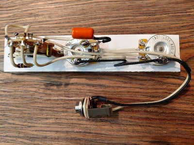 Modified Telecaster / Broadcaster / Double Esquire wiring harness with Blend