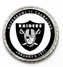 Tribute Coin Oakland Raiders Super Bowl Championship Champs