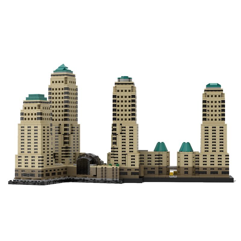 1/1000 World Financial Center 3947 pièces pour les 14 ans et plus MOC