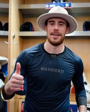 Reilly Smith Post Game Locker Room New York Rangers 8x10 NHL Hockey Photo