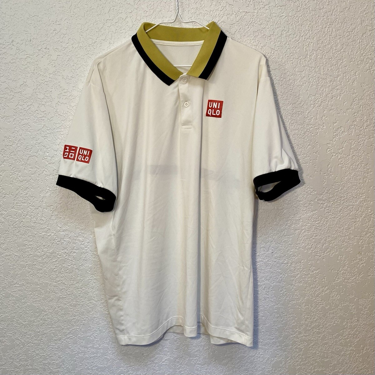 Camisa polo de tenis para hombre UNIQLO x KEI NISHIKORI Abierto de