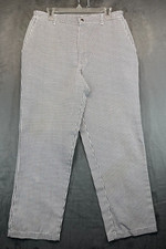 Chef Pants - Mens 36 - 36U - Black White Check - Chef Designs 1062