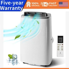 Portable Air Conditioner 14000BTU Remote Control AC Unit with Dehumidifier Fan