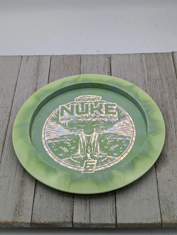 New Discraft 2023 Aderhold Tour Series ESP Nuke Driver Golf Disc 170-172 Grams - Image 3 of 4