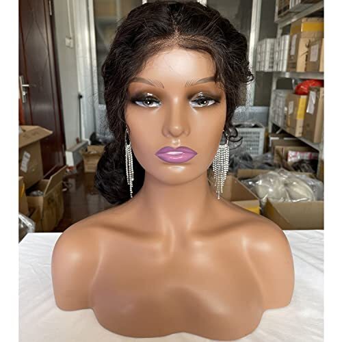 Voloria Realistic Female Mannequin Head with Shoulder Manikin Assorted Colors - Picture 29 of 61