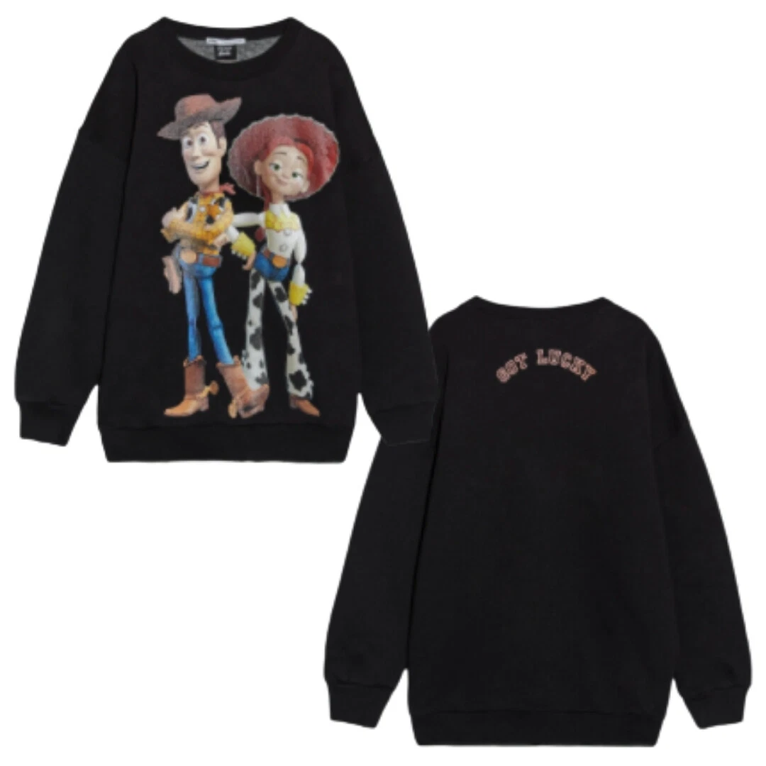 ZARA DISNEY PIXAR NWT M Toy Story Woody Jessie Sweatshirt eBay