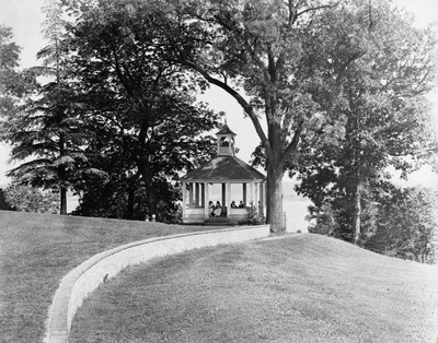 Gazebo among the trees Mt. Vernon, Virginia Vintage Old Photo 8.5 x 11 Reprints