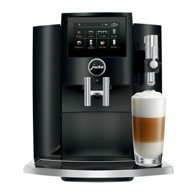 JURA S8 Automatic Coffee and Espresso Machine - Piano Black