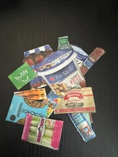  Miniature food Groceries Various Brands Like Pepsi and Bubly Handmade