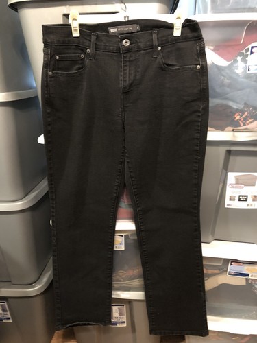 Levis 505 Black Womens Jeans Size 8 