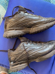 black football referee shoes