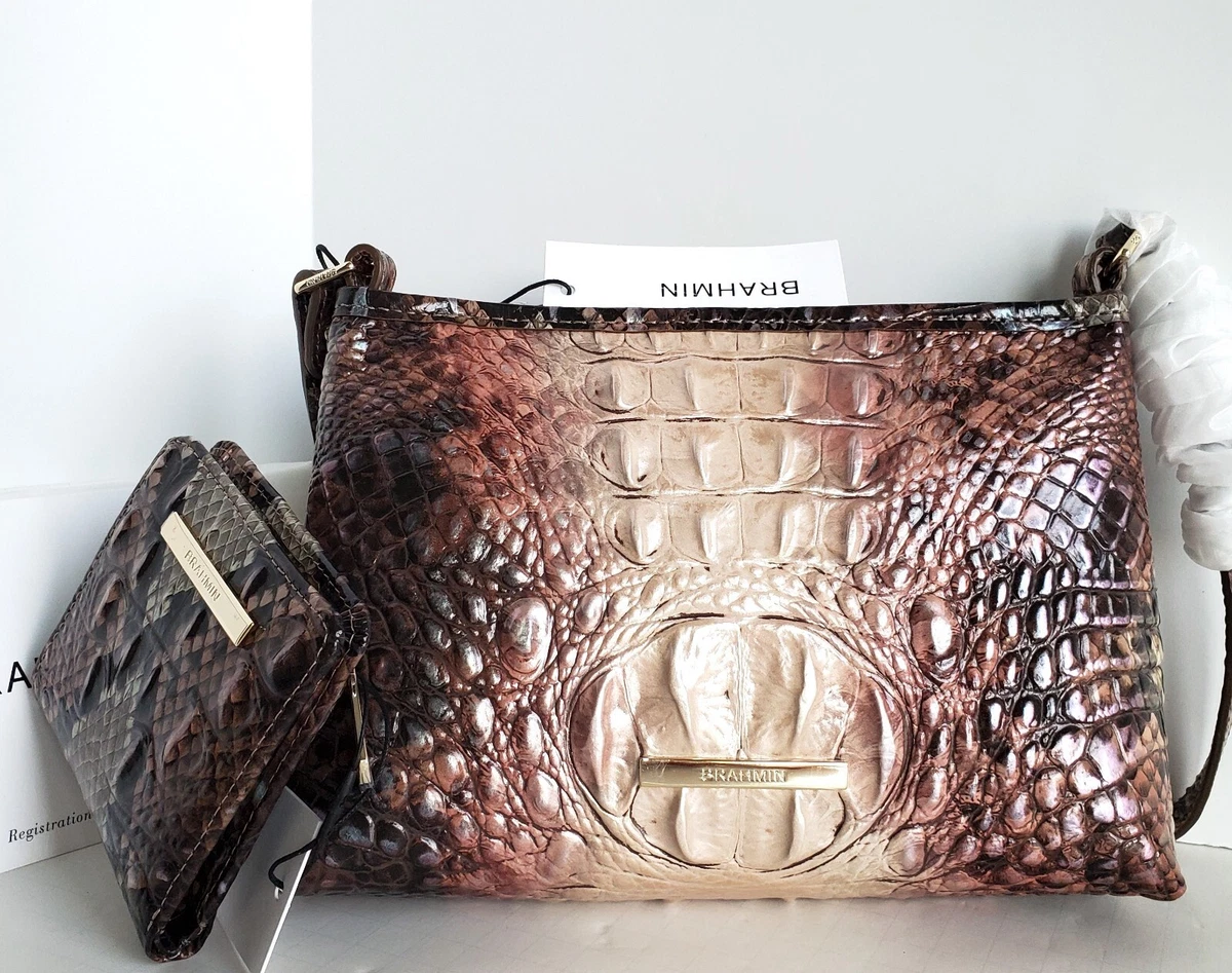 Brahmin Lorelei Satchel Diamondback Evening Leather Shoulder Bag