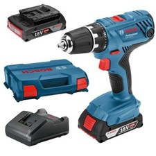 Bosch Akku-Bohrschrauber GSR 18V-21 Professional inkl. 2 Akkus 2,0 Ah + L-Case