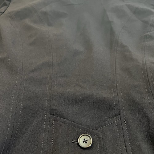 Worthington Works Navy Blazer Size 14 Button Front Stretch Lined Career - Picture 12 of 15
