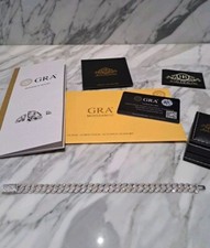 MOISSANITE Real Miami Cuban Prong Link Iced Hip Hop 925 Silver Bracelet 10MM 8"