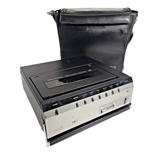 RCA SelectaVision VCR Video Cassette Recorder VGP150 w/Carry Bag - Parts/Repair