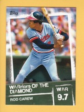 2020 Topps Series 2 #WOD-47 ROD CAREW WARriors of the Diamond Insert