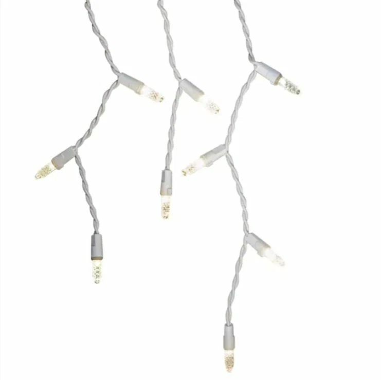 GE StayBright 100 unidades brillante blanco cálido hielo luz LED Navidad Foto 2 de 4