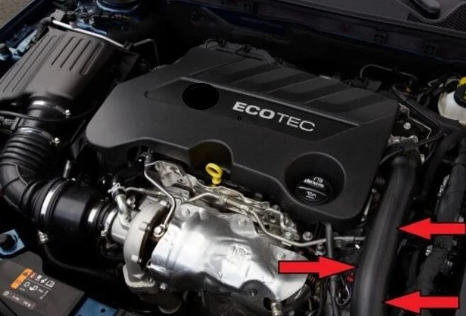 INLY Silikon Turboschlauch Ladeluftschlauch - Kompatibel Mit Opel Insignia 2.0 Cdti