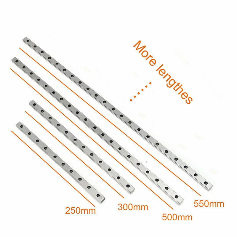 Guía de riel lineal HIWIN 15 mm EGR15 L300-2000 mm bloque de riel EGH15CA automatización CNC Foto 4 de 4