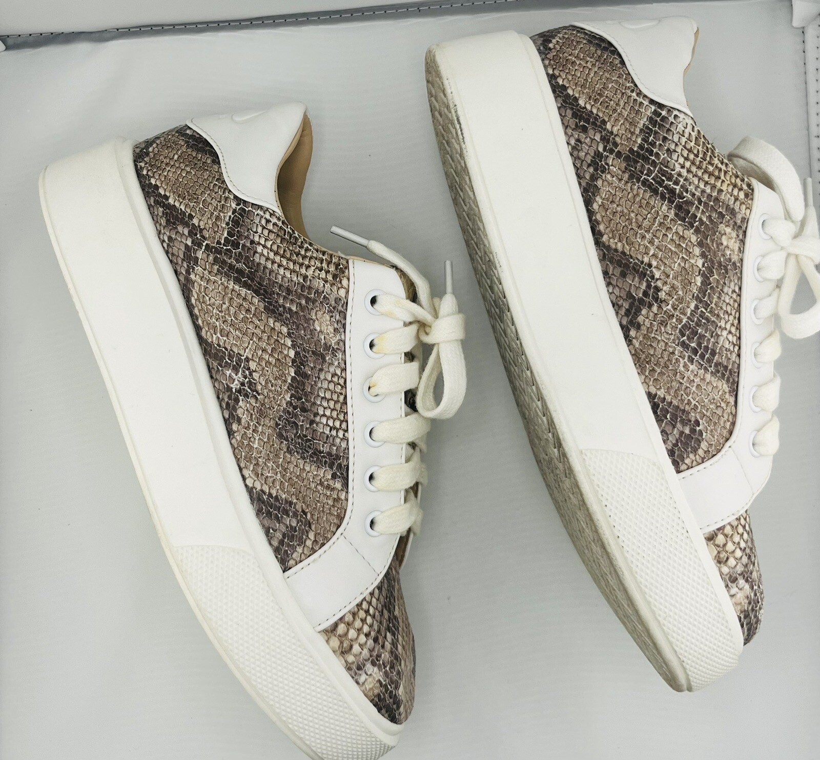 JLO Jennifer Lopez Python Platform Sneaker, Women… - image 1