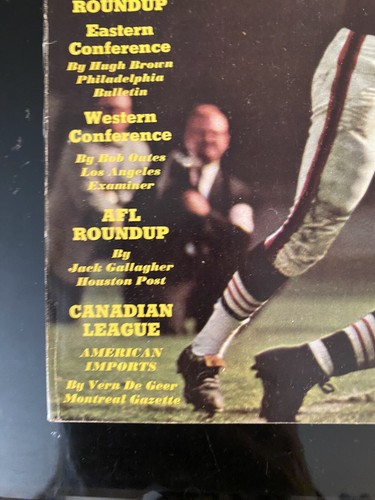 1965 Street and Smith's Pro Football Yearbook Frank Ryan Cover - Picture 4 of 7
