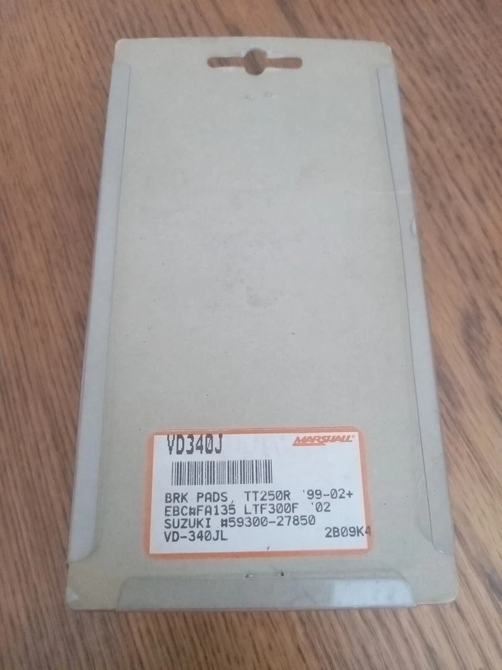 Suzuki RM125 RM250 87-95 Yamaha YZ250 YZ125 89-97 Front Rear Brake Pads KX500  - Изображение 2 из 2