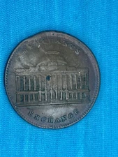 1837 Merchants Exchange Hard Times Token, New York, New York, HT-294