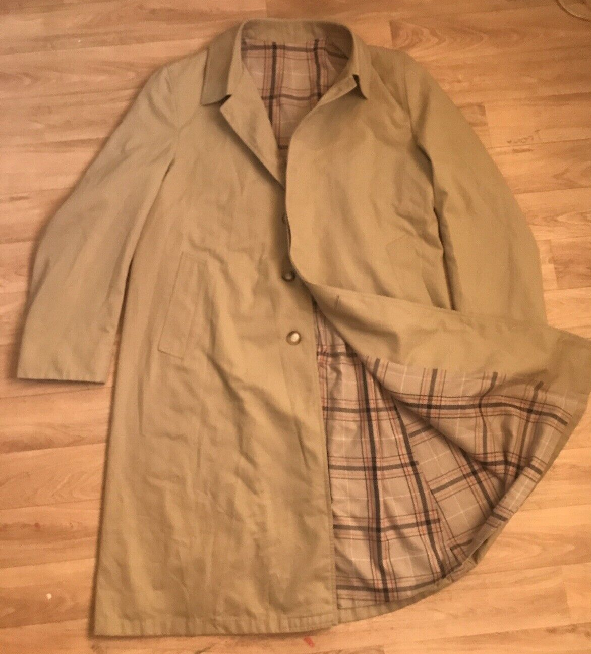 vintage Yves Saint Laurent trench coat giacca invernale YSL beige uomo taglia XL