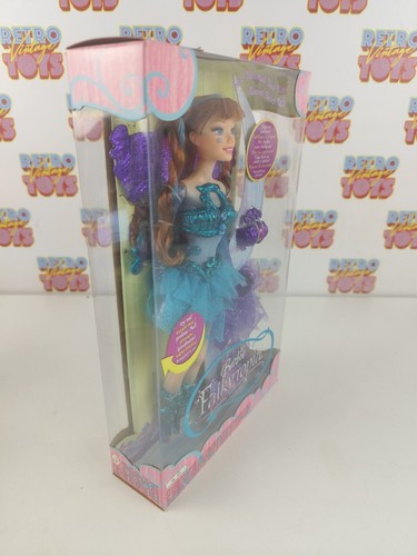 BARBIE FAIRYTOPIA MATTEL JEWELIA NO CRYSTAL 2005 DOLL NEW FEE BLUE GLOW DARK - Foto 3 di 8