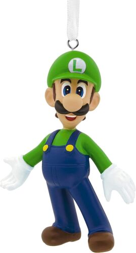 Hallmark Nintendo Super Mario Luigi Christmas Ornament - Foto 1 di 2