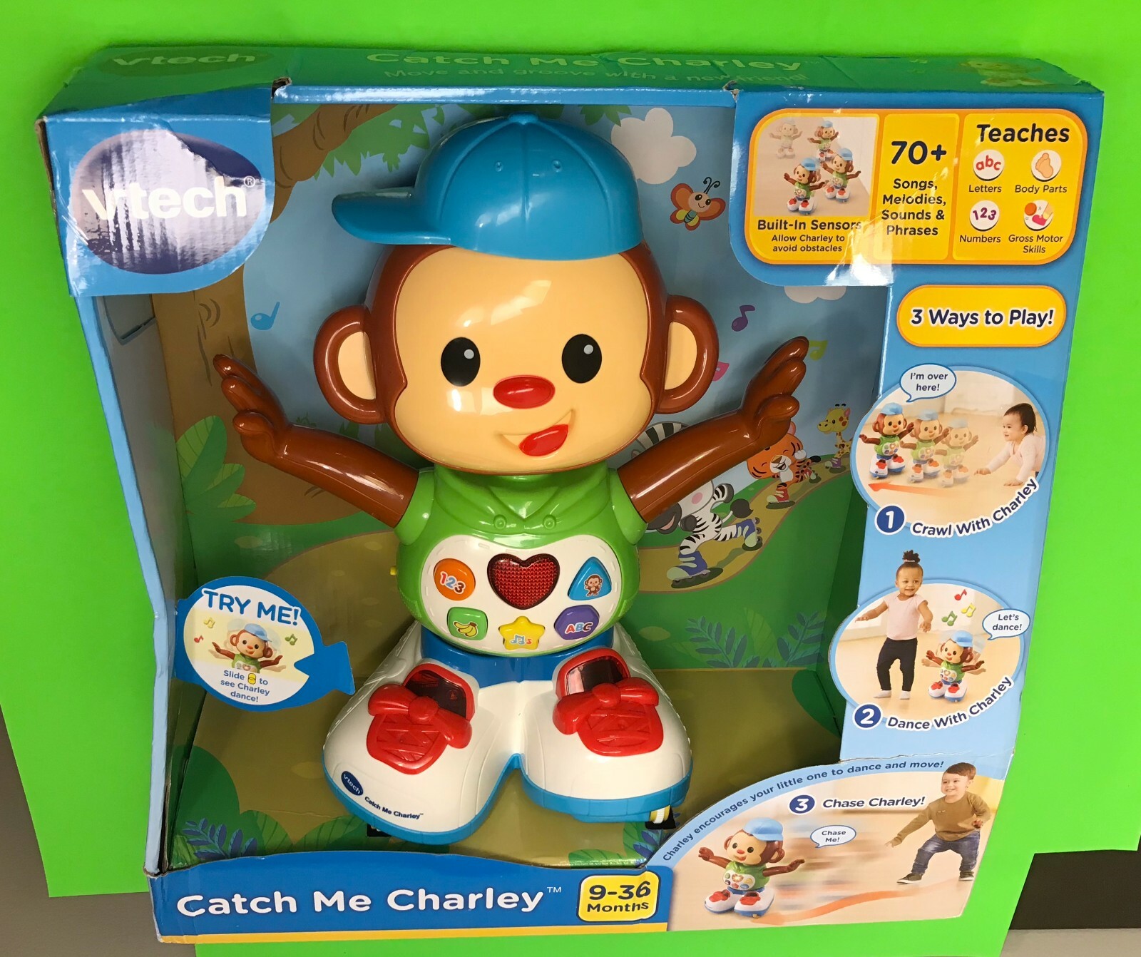vtech catch me casey dancing monkey