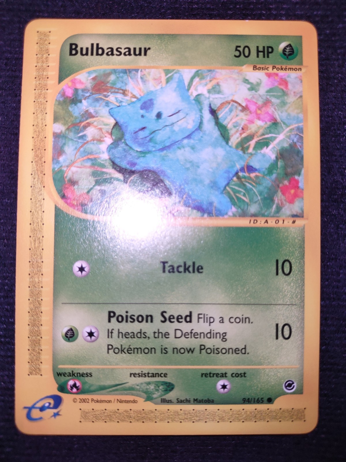 Bulbasaur 94/165 Pokemon Trading Card Game eCard Expedition Near Mint TCG NM