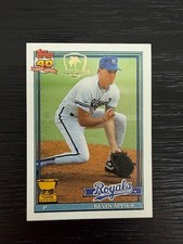 1991 Topps Desert Shield #454 Royals Kevin Appier MT