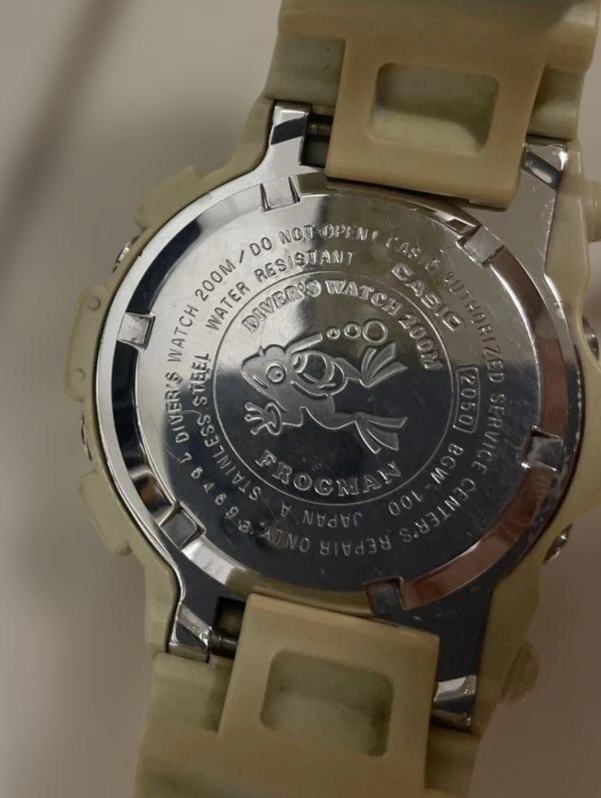 G-SHOCK baby−G FROGMAN BGW−100 CASIO BABY-G Frogman BGW-100 white Digital Watch From Japan