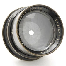Carl Zeiss Jena 25cm F/4.5 Tessar Lens w/ X2 Aperture Barrel