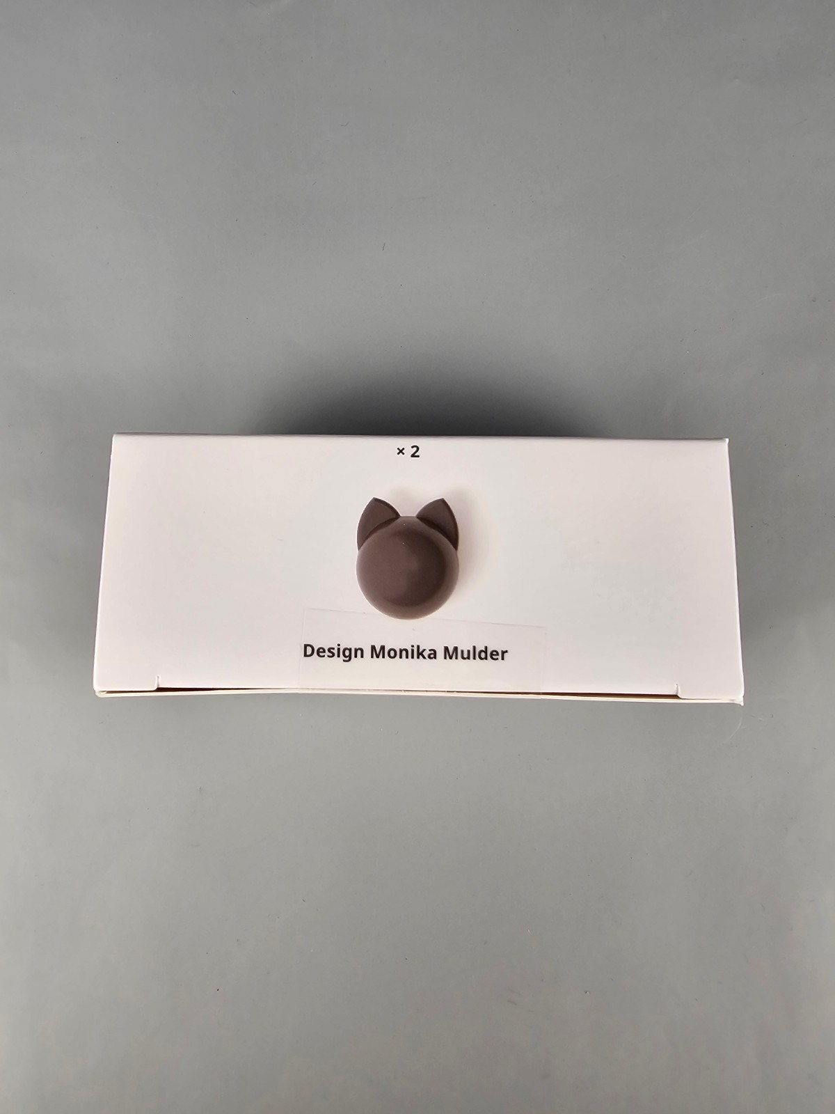 IKEA GREJSIMOJS Perilla Antracita Gato 38 mm Paquete de Repuesto de 2 Origina...