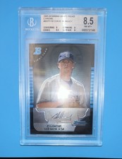 2005 Bowman Draft Picks Chrome Chase Headley BDP119 Rookie BGS 8.5 Padres