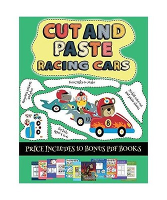 Fun Crafts to Make [Cut and paste - Racing Cars]: This book comes with collectio
