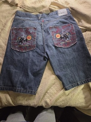 Red Monkey Clothing (RMC) Size 42 L 15 Waste Shorts Rare Hard To Find Let It Bee