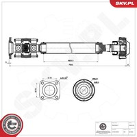 Antriebswelle Esen SKV 76SKV150 FüR Mercedes Klasse W163 270 CDI 163 113 400 128