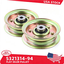 2X IDLER PULLEY FOR CRAFTSMAN FITS HUSQ 532173438 532131494 173438 131494 280671