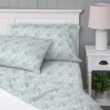 Full Size Bed Sheet Set, 100 Cotton Percale Full Size Deep Pocket Super Soft...
