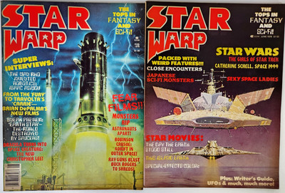 Star Warp Trek Buck Rogers Sci Fi Vintage June Aug 1978 Magazine Lot Of 2